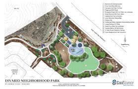 Divario Neighborhood Park site plan in St. George Utah
