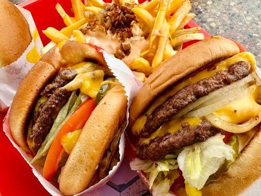 In-N-Out burgers and fries
